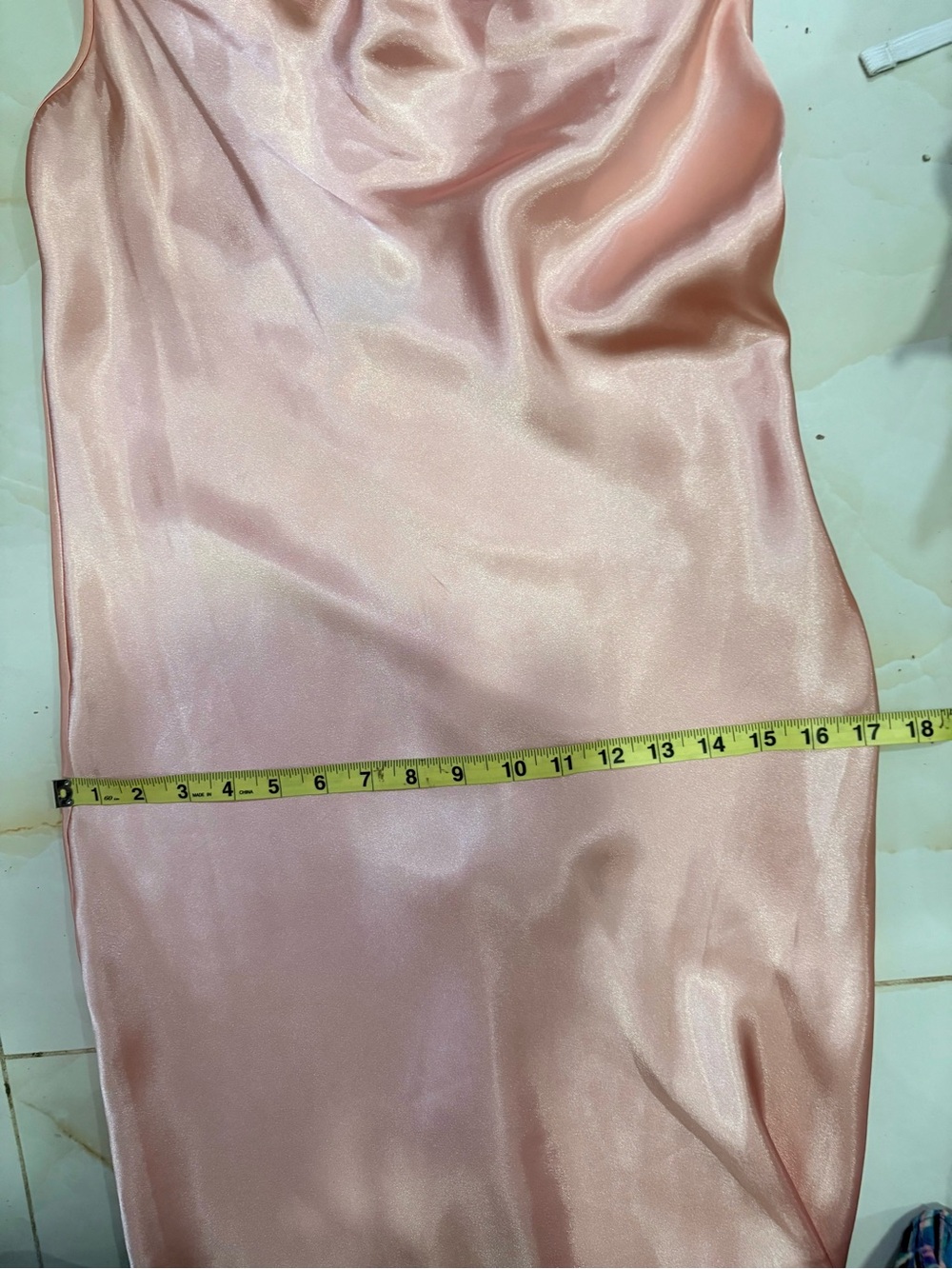 bebe Satin Slip Cowl Neck Maxi Dress in Blush Pink Womens Size S - Picture 14 of 15